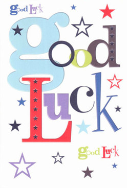 This vibrant good luck card exudes a contemporary elegance, reflecting the creative pulse of West Heath. Headlined by a bold, baby-blue 'g', the design sets a spirited scene-inviting you into a swirl of vivid reds, deep purples, and leafy greens, all invigorating the crisp white foundation reminiscent of sunlit mornings in local parks. The card's star-studded accents-spanning rich indigo, dusky navy, and soft lavender-cascade like wishes drifting over the meadows by Abbey Wood or blooming wildflowers along West Heath's scenic walks. Each carefully crafted letter is playful yet confident, communicating not just encouragement but the promise of support found within our close-knit area. The silky cardstock finish begs to be touched-cool and refined, like the feeling of dew on West Heath fields at dawn. Fitting for all of life's milestones-first jobs, auditions, or new adventures begun within and beyond our borders-this card transcends its surface, delivering heartfelt optimism and belonging. Created with the same care you'd find in every bouquet from Florist West Heath, it stands as a lasting memento-a reminder that in West Heath, luck is celebrated and shared.